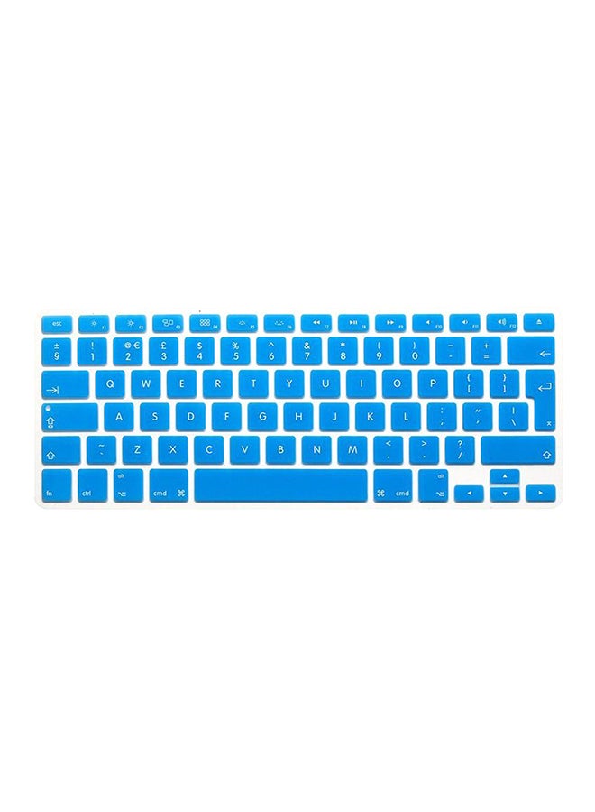 Ozone UK Layout Keyboard Cover - English Aqua Blue 