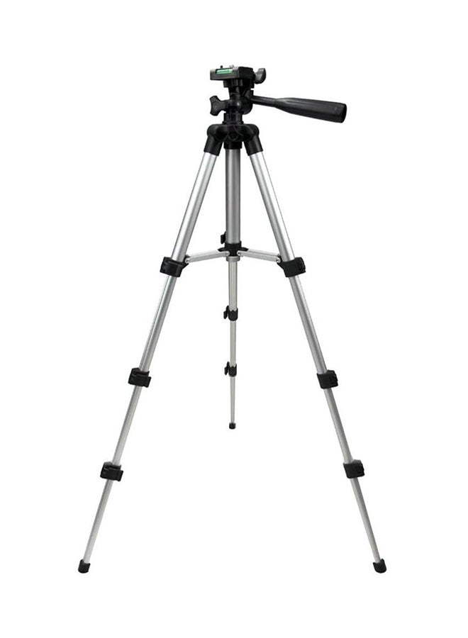 ماركة غير محددة - حامل ثلاثي القوائم مع حقيبة لكاميرات نيكون وكانون DSLR أسود/فضي - Image 1