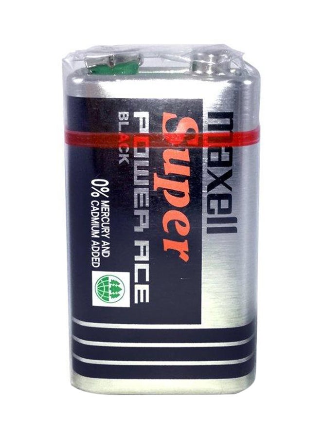 Maxell Super Power Ace 9V Battery Black/Silver 