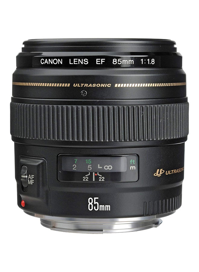 Canon - EF 85mm F/1.8 USM Short Lens For Canon Black - Image 1