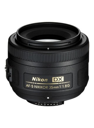 AF-S DX Nikkor 35mm f/1.8G Wide Angle Prime Lens Black - v1538032250/N18211158A_1