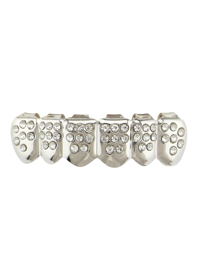 ametoys Simulated Diamond For Mouth Top Or Bottom Hip Hop Teeth Cap  - Image 1