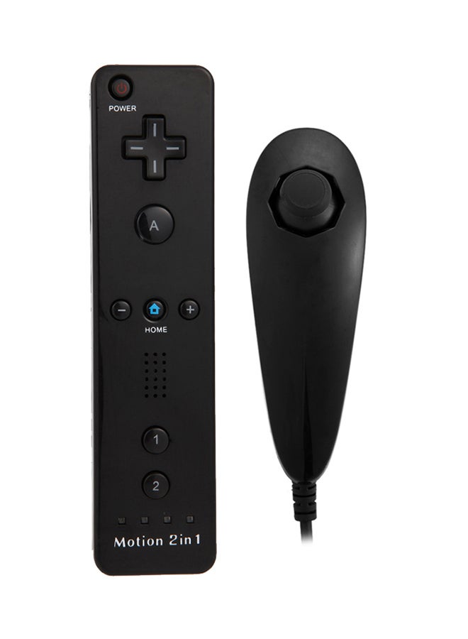 Generic - Motion Plus Remote and Nunchuk Controller With Case - Image 1