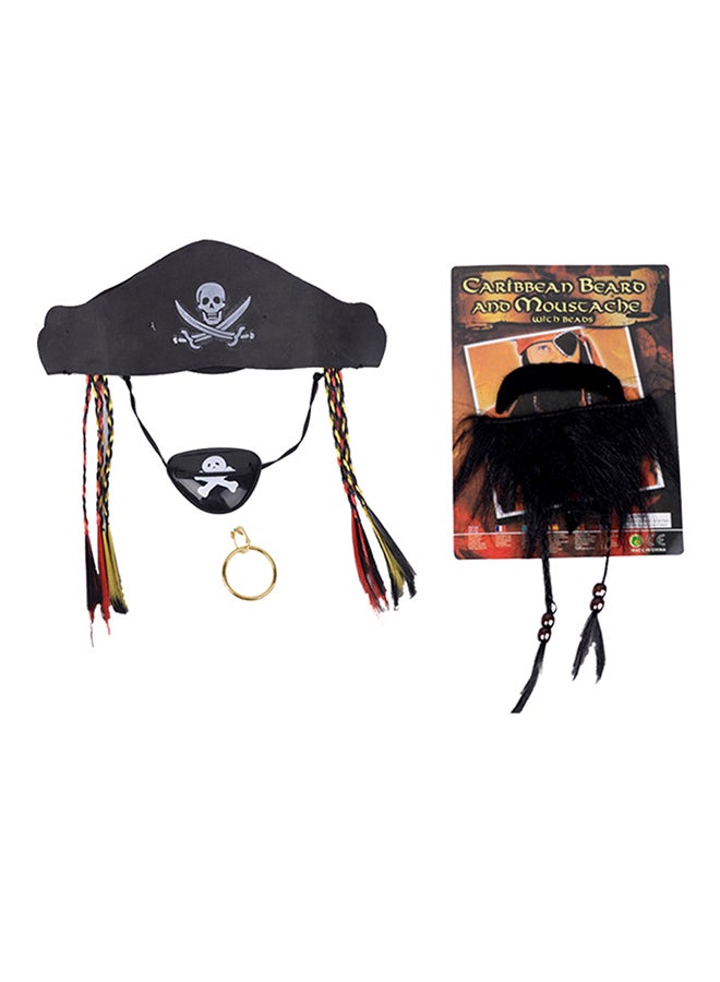 اميتويز طقم زي تنكري ذاتي التركيب لشخصية كابتن سبارو من أفلام Pirates Of The Caribbean 27x2x20سم - Image 1