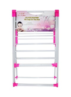 Generic Freestanding Drying Rack Pink/White  - Image 2