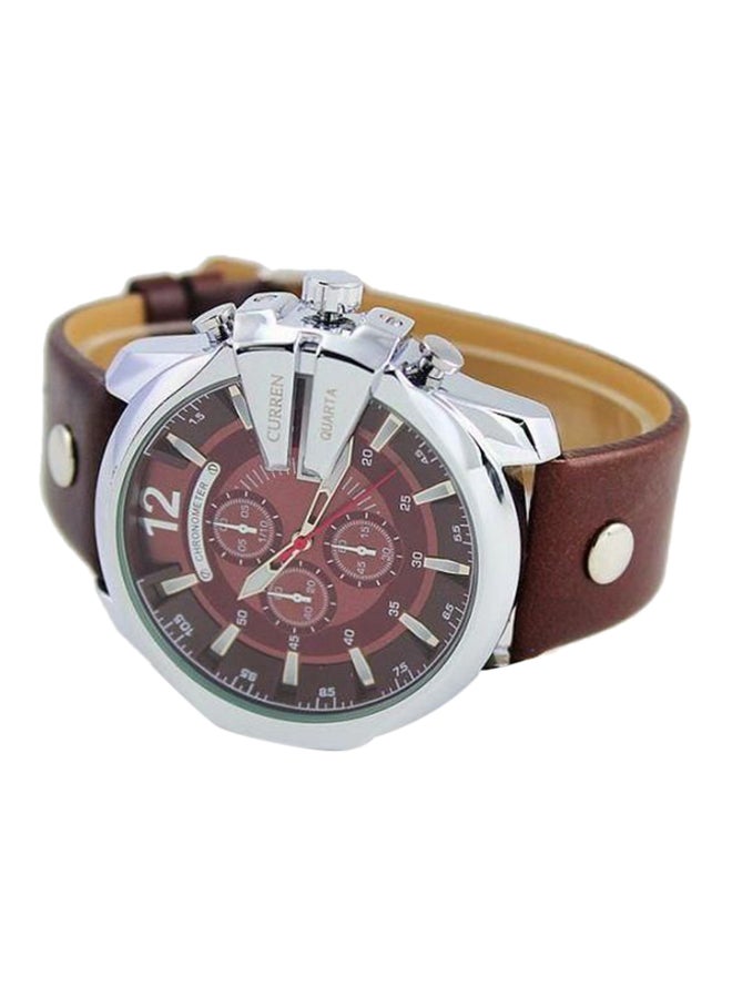 CURREN men Water Resistant Chronograph Watch 8176 - Image 1