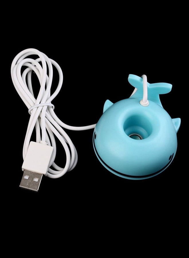 Gulfdealz Mini Whale Shaped Portable USB Humidifier Blue/Black - Image 2