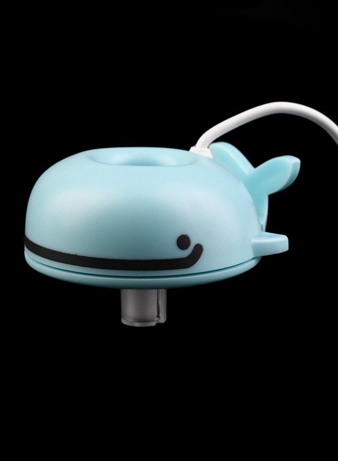 Gulfdealz Mini Whale Shaped Portable USB Humidifier Blue/Black - Image 3