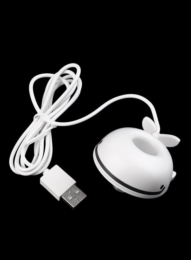 Gulfdealz Mini Whale Shaped Portable USB Humidifier White - Image 2