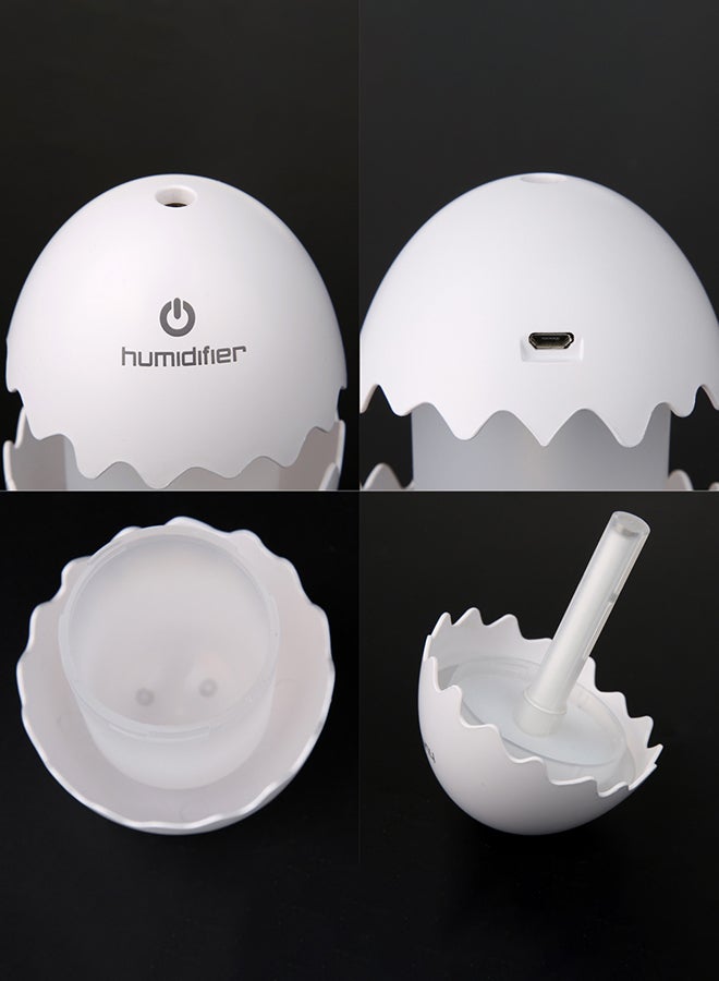 Gulfdealz Egg Shaped USB Humidifier 1.5W White/Grey  - Image 3