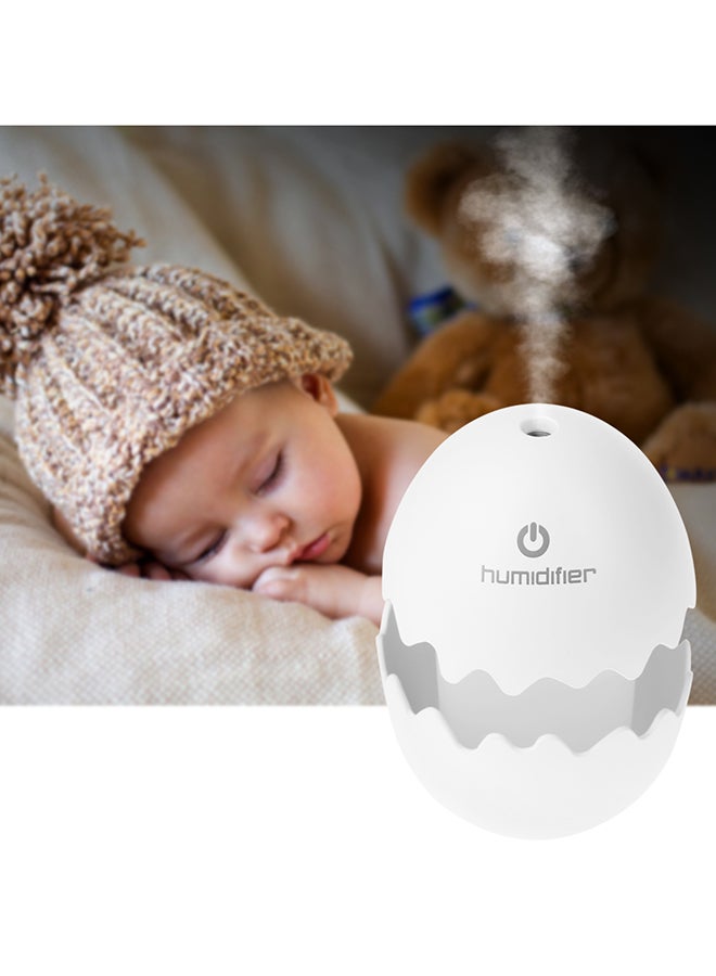 Gulfdealz Egg Shaped USB Humidifier 1.5W White/Grey  - Image 4