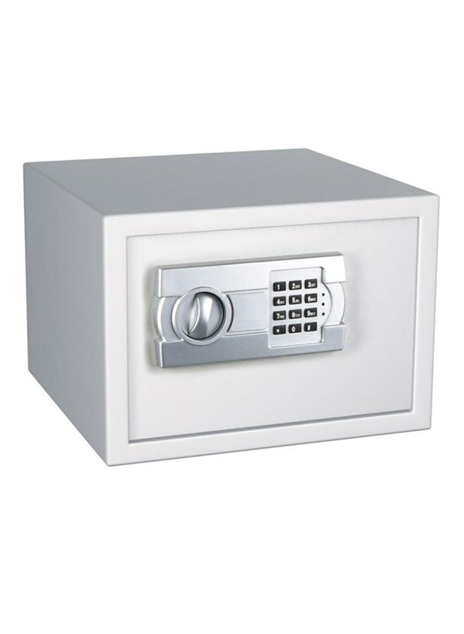 خزنة رقمية إلكترونية أبيض/فضي 22x33x24Ø³Ù†ØªÙŠÙ…ØªØ± - Image 1