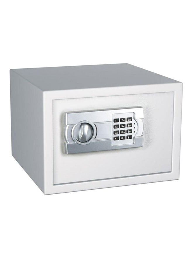 خزنة رقمية إلكترونية أبيض/فضي 22x33x24Ø³Ù†ØªÙŠÙ…ØªØ± - Image 2