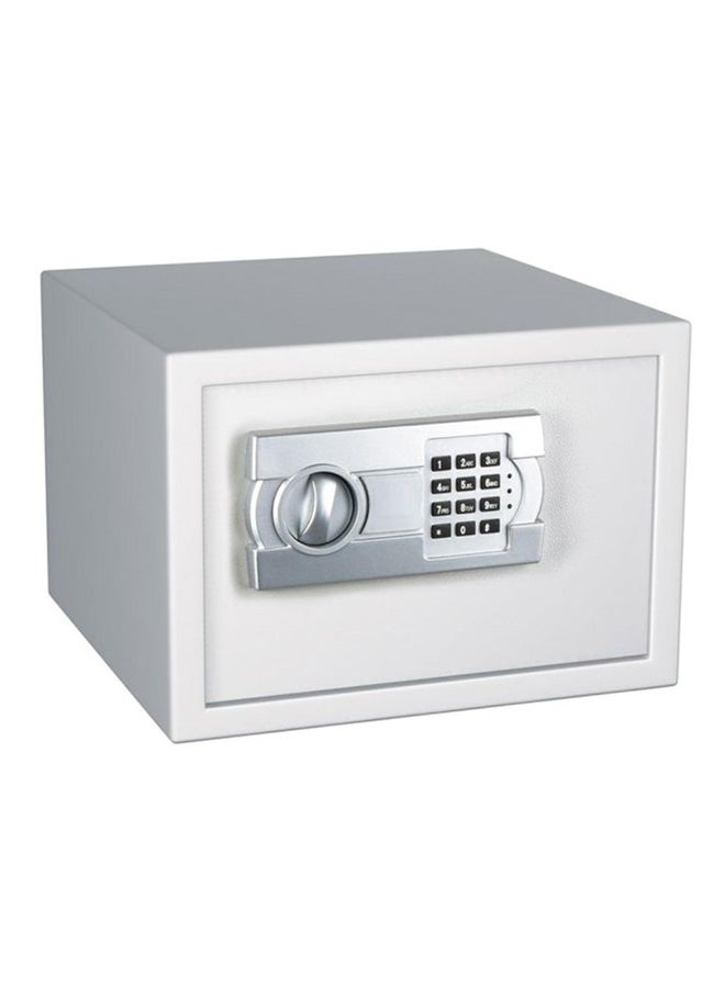 خزنة رقمية إلكترونية أبيض/فضي 22x33x24Ø³Ù†ØªÙŠÙ…ØªØ± - Image 3