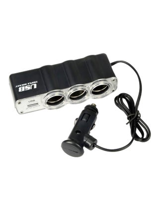 Triple Socket USB Black/Silver - v1538044600/N18159403A_1