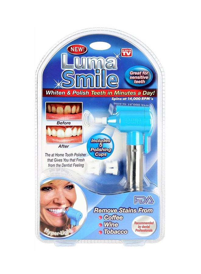 Generic Luma Smile Teeth Whitening Device Blue/Silver  - Image 2