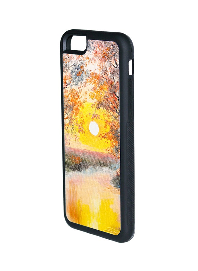 Decalac 2D Print Protective Case Cover For Apple iPhone 6 Plus River Sunset Oil Painting - Image 2