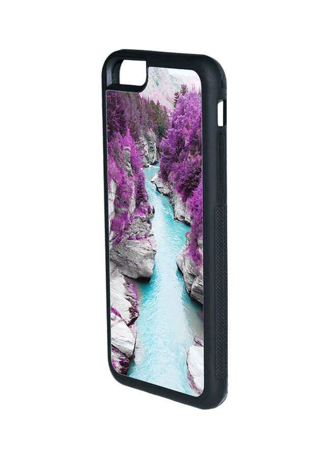 ديكالاك غطاء حماية واقٍ بطباعة ثنائية الأبعاد لهاتف أبل آيفون 6S بلس منظر طبيعي لغابة صنوبر - Image 2