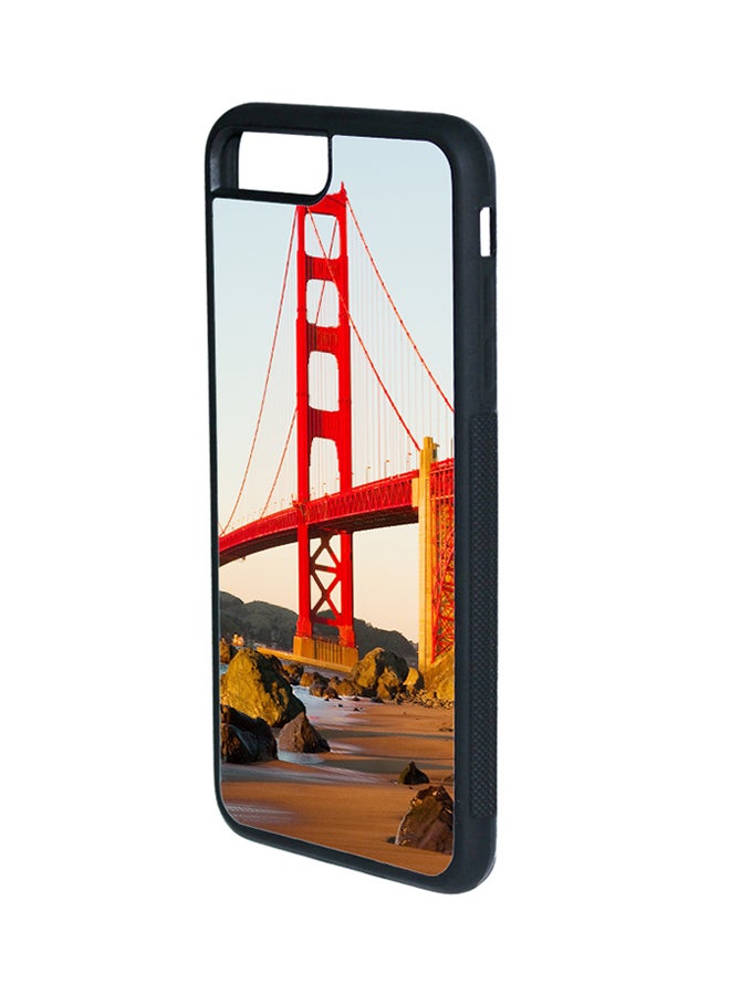 ديكالاك غطاء حماية واقٍ بطباعة ثنائية الأبعاد لهاتف أبل آيفون 7 بلس مزين برسمة جسر غولدن غيت - Image 2