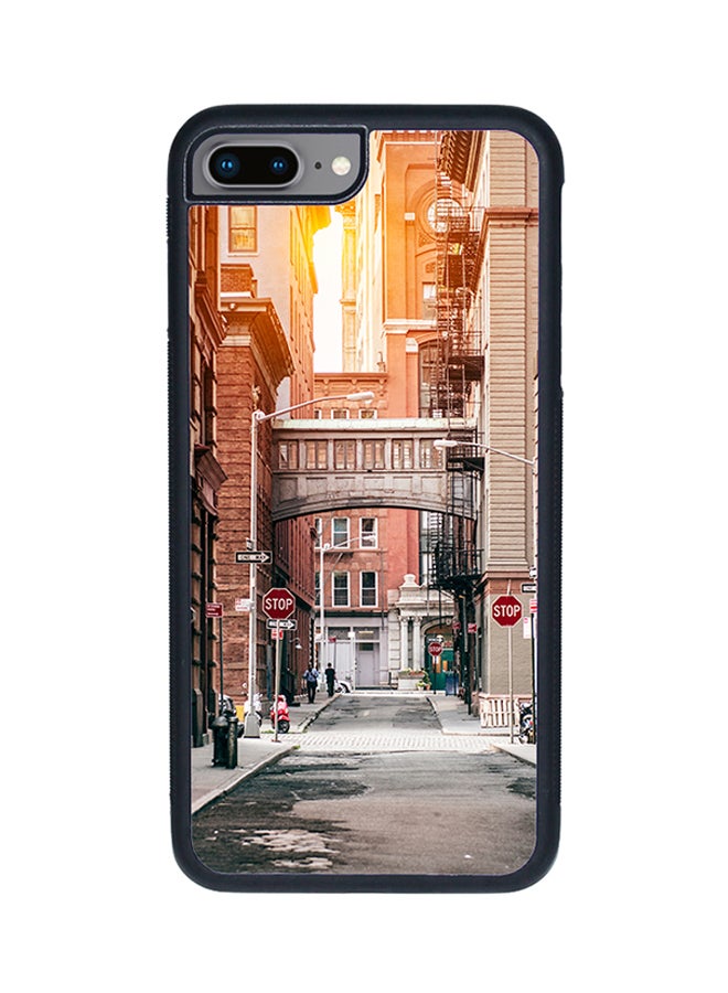 ديكالاك غطاء حماية واقٍ بطباعة ثنائية الأبعاد لهاتف أبل آيفون 7 بلس شارع مدينة نيويورك - Image 1