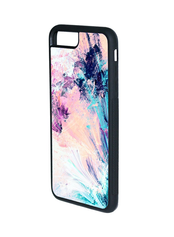 ديكالاك غطاء حماية واقٍ بطباعة ثنائية الأبعاد لهاتف أبل آيفون 8 بلس رسم تجريدي بألوان مشرقة - Image 2