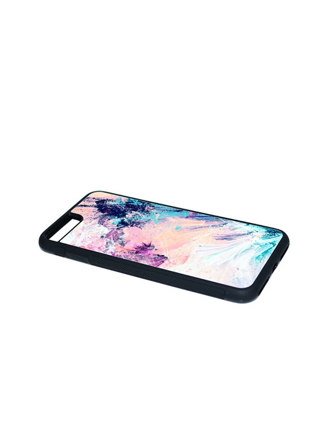 ديكالاك غطاء حماية واقٍ بطباعة ثنائية الأبعاد لهاتف أبل آيفون 8 بلس رسم تجريدي بألوان مشرقة - Image 3