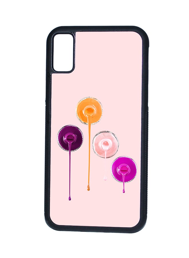 Decalac 2D Print Protective Case Cover For Apple iPhone X Nail Polish Colors - Image 1