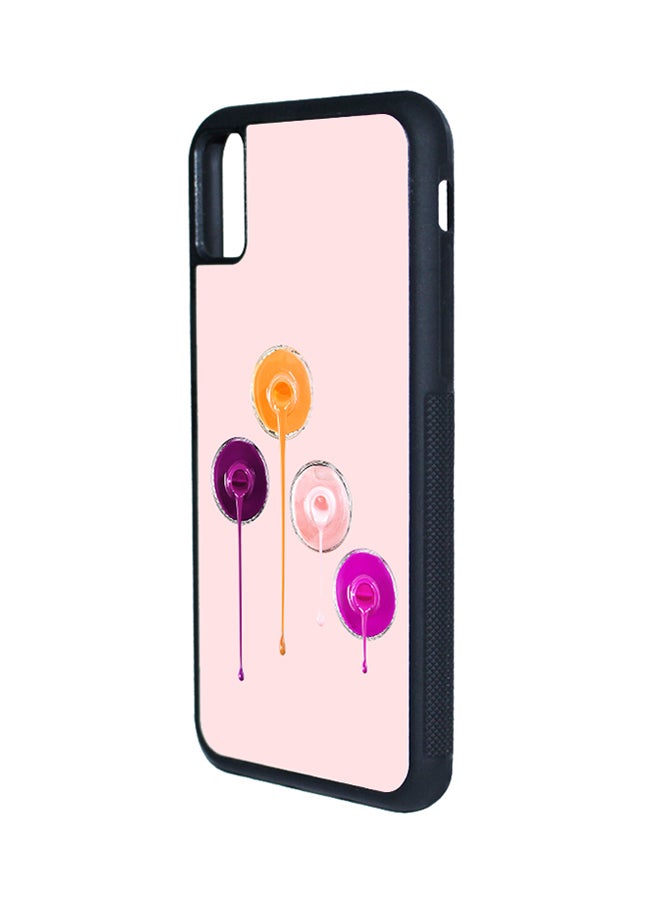 Decalac 2D Print Protective Case Cover For Apple iPhone X Nail Polish Colors - Image 2