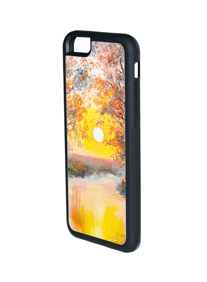 Decalac 2D Print Protective Case Cover For Apple iPhone 8 River Sunset Oil Painting - Image 2