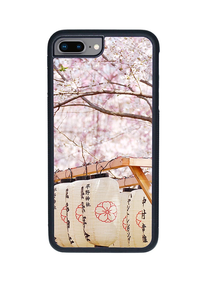 Decalac 2D Print Protective Case Cover For Apple iPhone 8 Plus The Japanese Lantern In The Garden - Image 1
