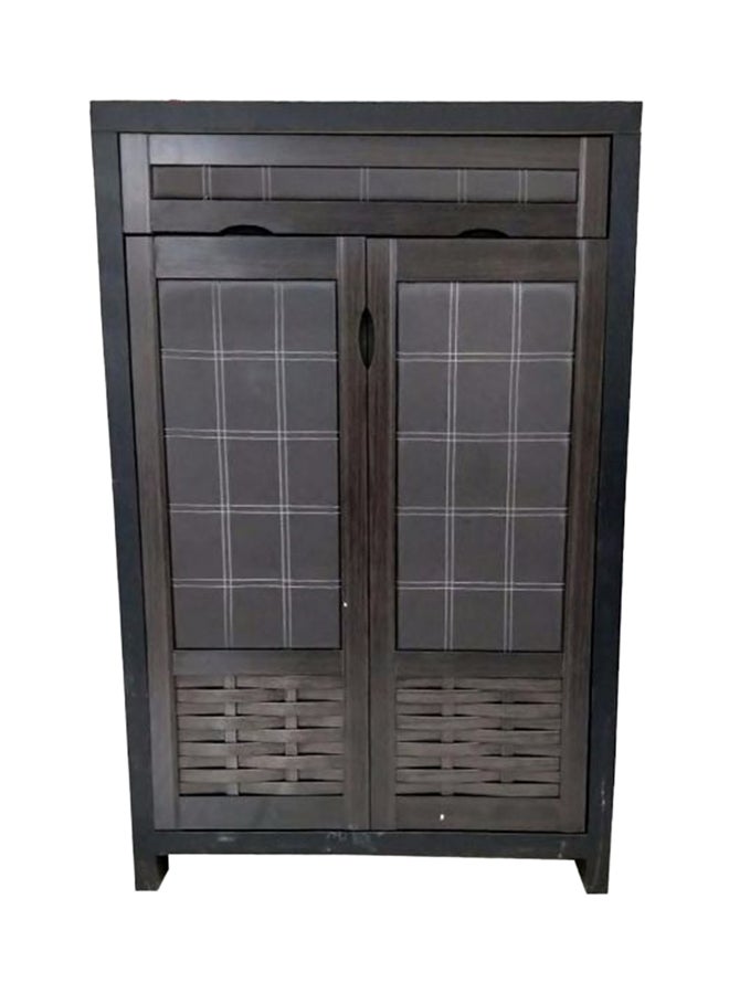 AE Shoe Cabinet With 2 doors Brown 125x85x40centimeter - Image 1