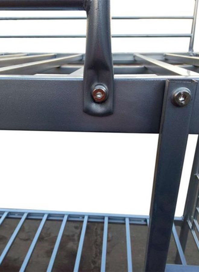 AE Detachable Bed Grey 190x95x170centimeter - Image 2