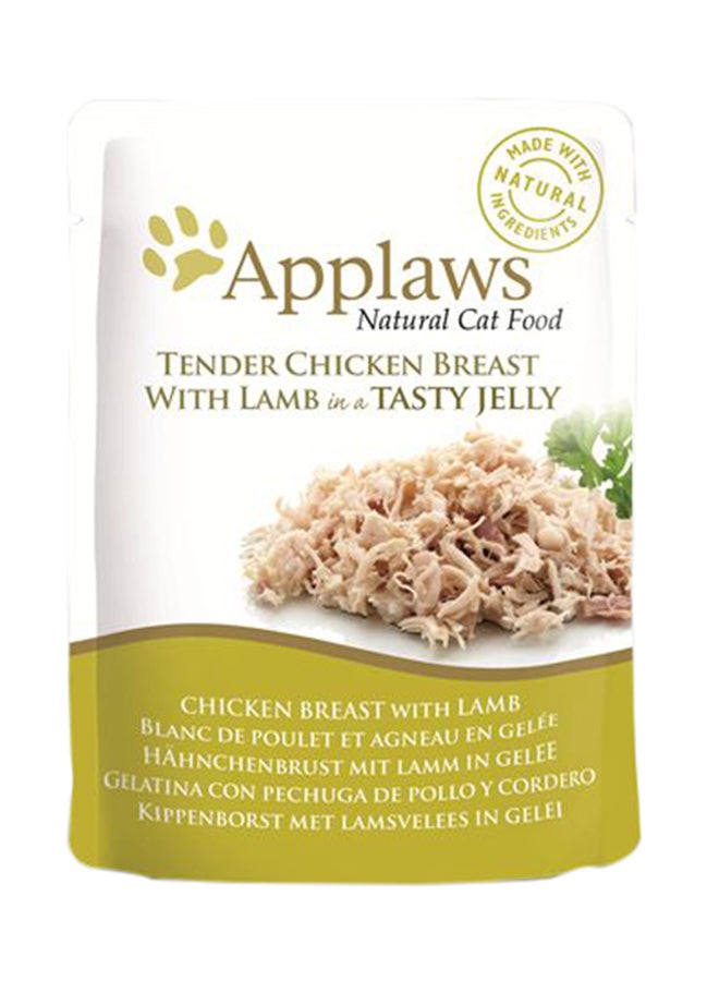 Applaws Tender Chicken Breast With Lamb In Jelly Food For Cat Brown 70grams