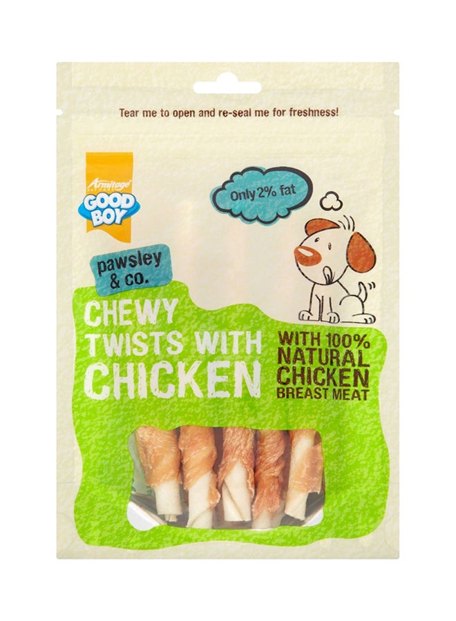 Armitage Chewy Chicken Twists Brown 90grams 