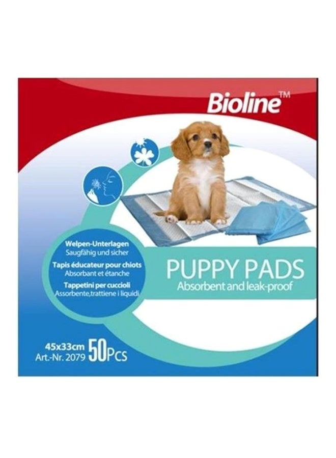 بايولاين 50 قطعة من وسائد تدريب الكلاب الصغيرة