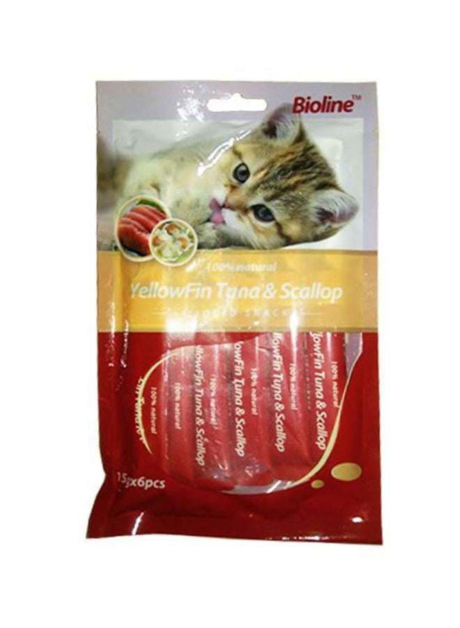 بايولاين وجبة خفيفة سائلة مكونة من 6 قطع 15جرام