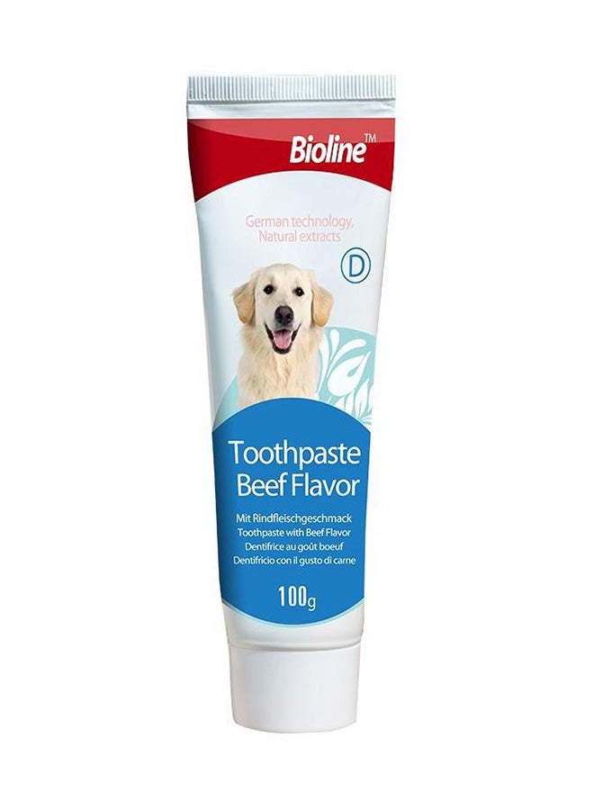 بايولاين معجون أسنان بنكهة اللحم البقري متعدد الألوان 100جرام