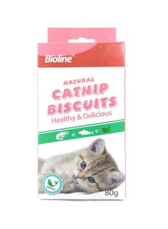 Natural Catnip Biscuits - Salmon 80grams