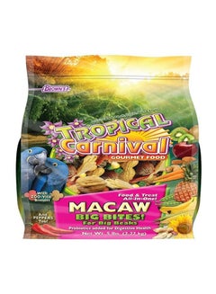 BrOwns Tropical Carnival Big Bites Gourmet Food With Zoo Vital Biscuit 2.27kg 