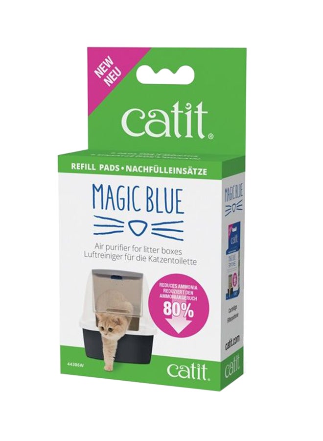 Catit Magic Blue Airpurifier For Litter Box Green/White