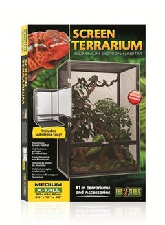 Screen Terrarium Clear/Black M/X-Tall