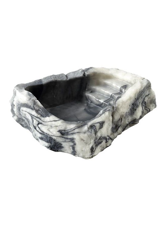 Hobby Drinking Bowl For Reptiles Grey/White S