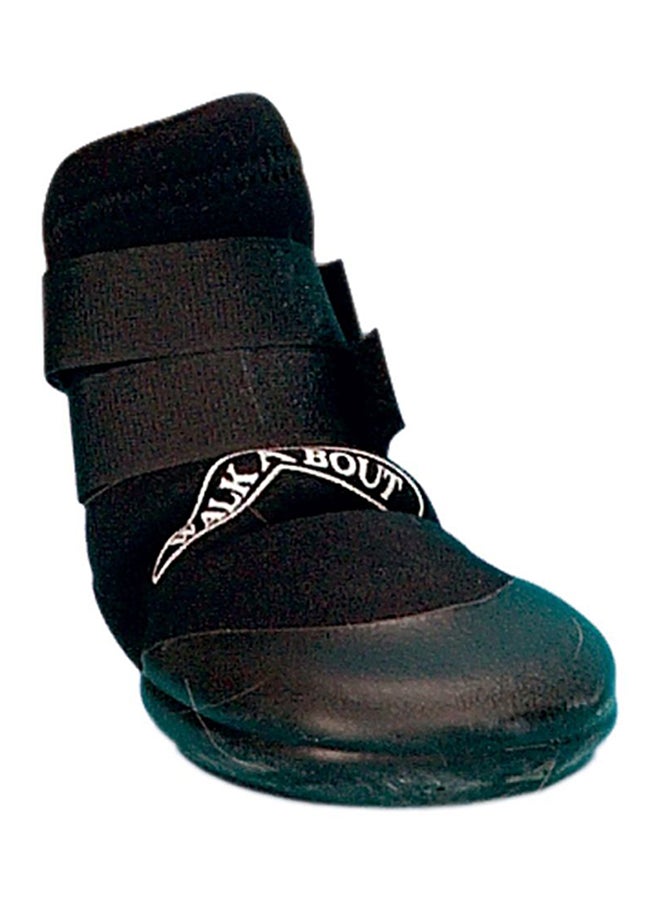 Buster Walkaboot Dog Shoes Black/Green L