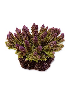 Acropora Polystoma Coral Replica Green/Purple/Brown