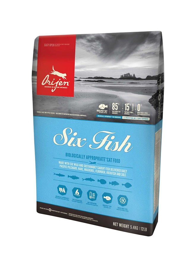 Six Fish Biologically Appropriate Cat Food 5.4kg - v1538057878/N17968628A_1