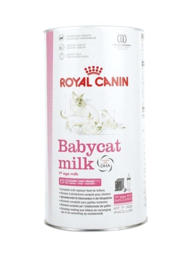 رويال كانين لبن بيبي كات للقطط معزز بحمض الدوكوساهيكسانويك أبيض 300جرام