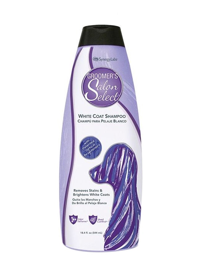 SynergyLabs Groomers Salon Select White Coat Shampoo 544ml 