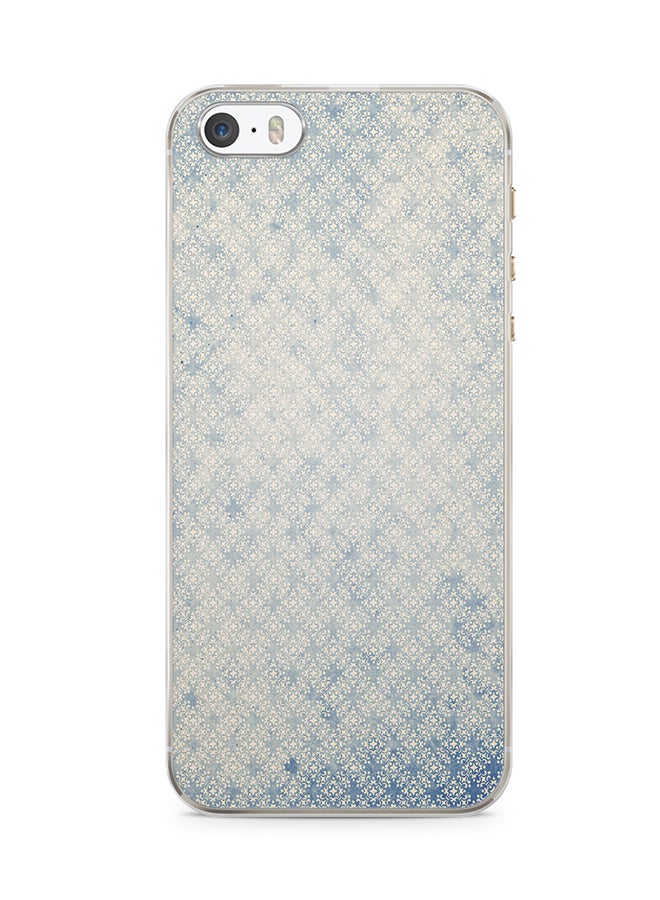 2D Print Protective Case Cover For Apple iPhone 5S Elegant Blue Pattern Subtle