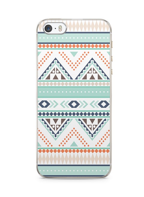 2D Print Protective Case Cover For Apple iPhone 5S Aztec Pattern