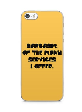 2D Print Protective Case Cover For Apple iPhone 5S Sarcasm - v1538133930/N18328814A_1